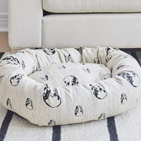 SKULL DONUT DOG BED