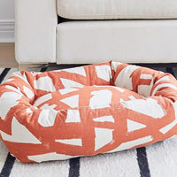 DONUT DOG BED, ORANGE