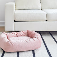 pink dog bed