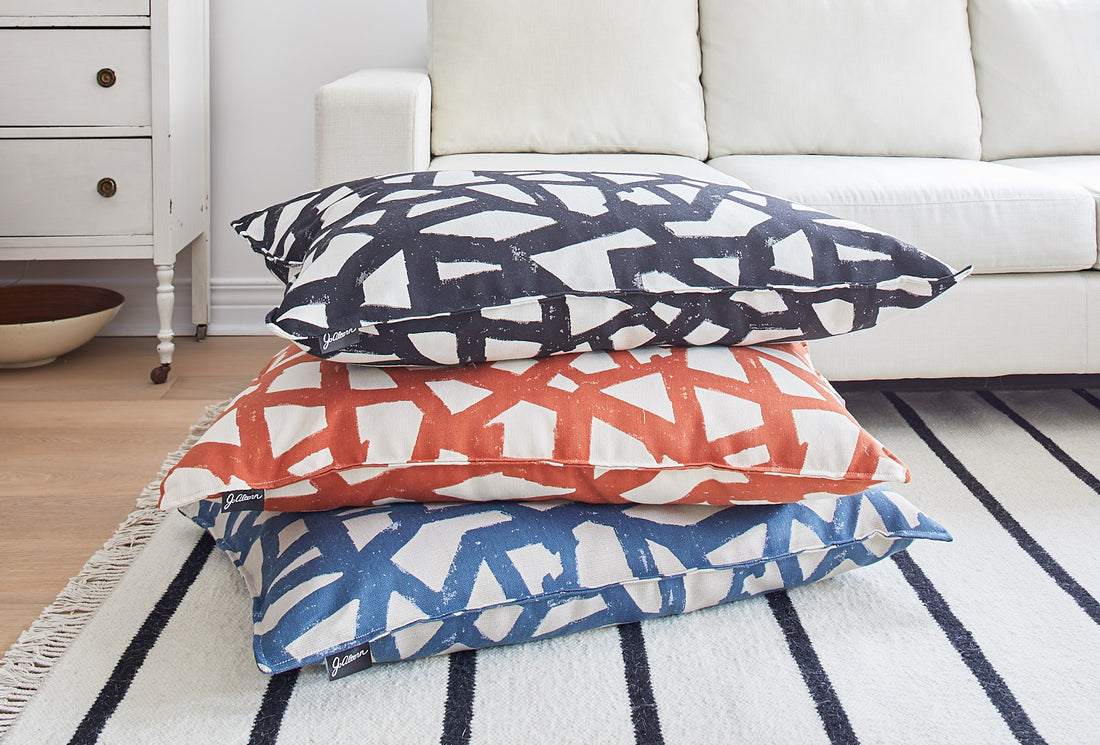 DESIGNER FABRIC DOG BED