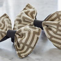 designer fabric bow tie