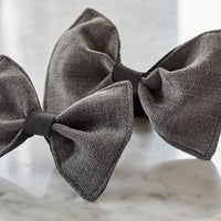 grey bow tie