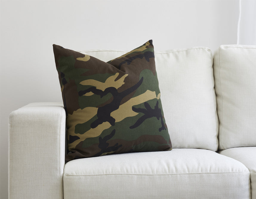 camo pillow