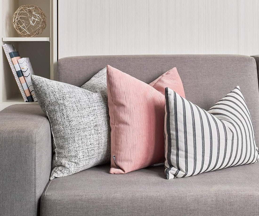 pink velvet pillow