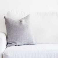 grey decorative pillow