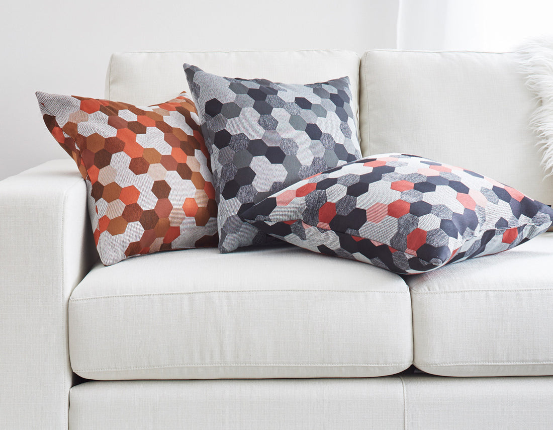 modern pillow fabric