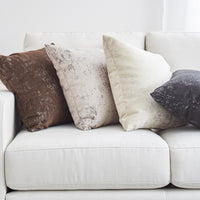 designer velvet pillow