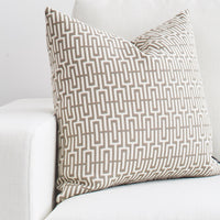 tan pillow