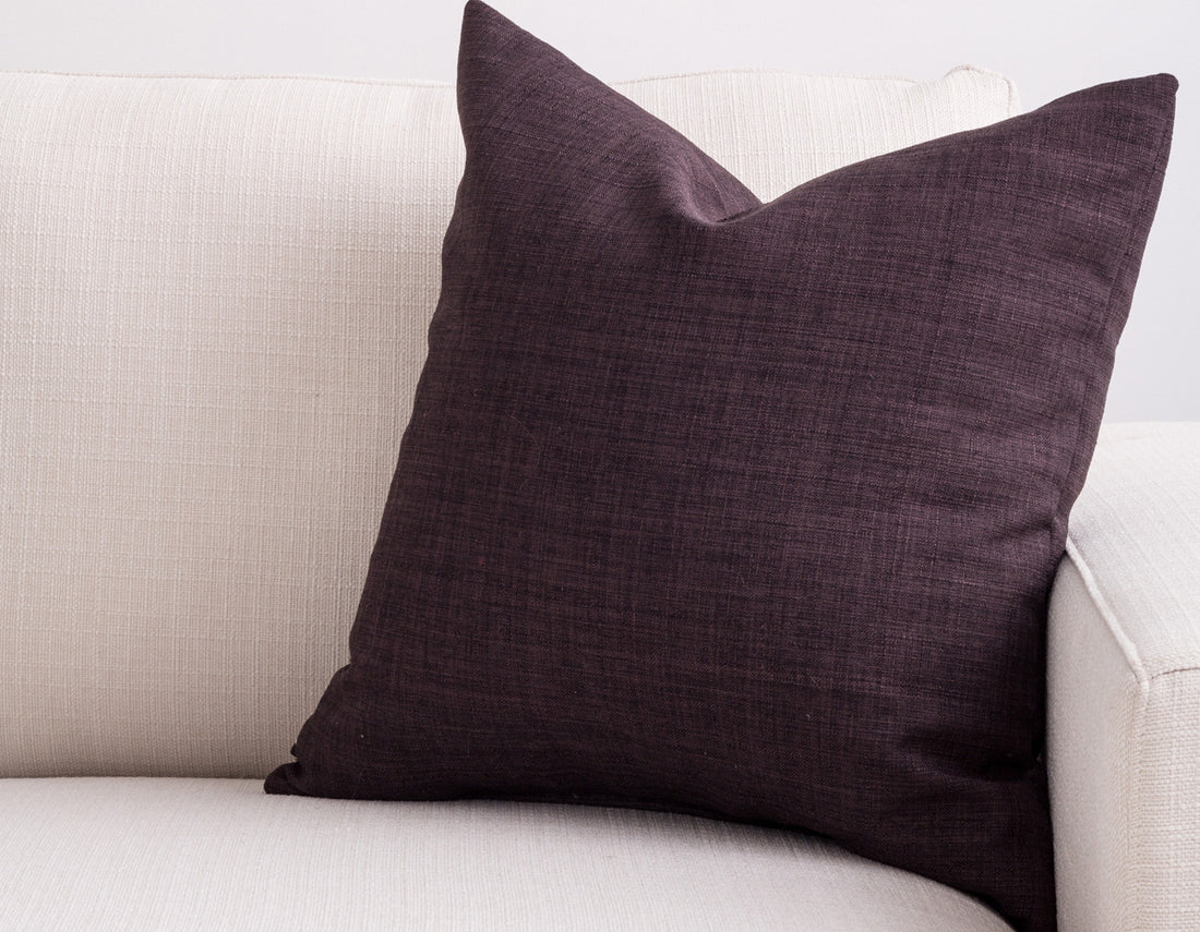 dark brown pillow