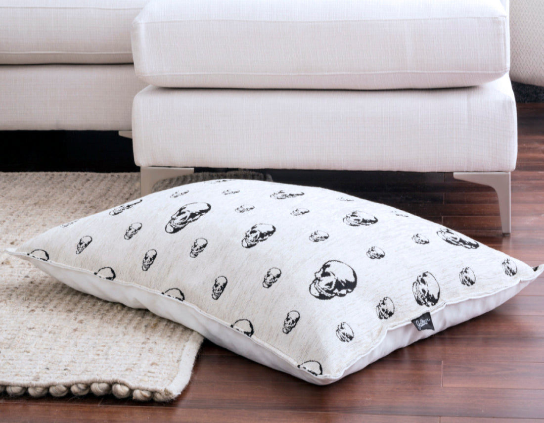 skull dog bed