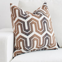 designer fabric pillow