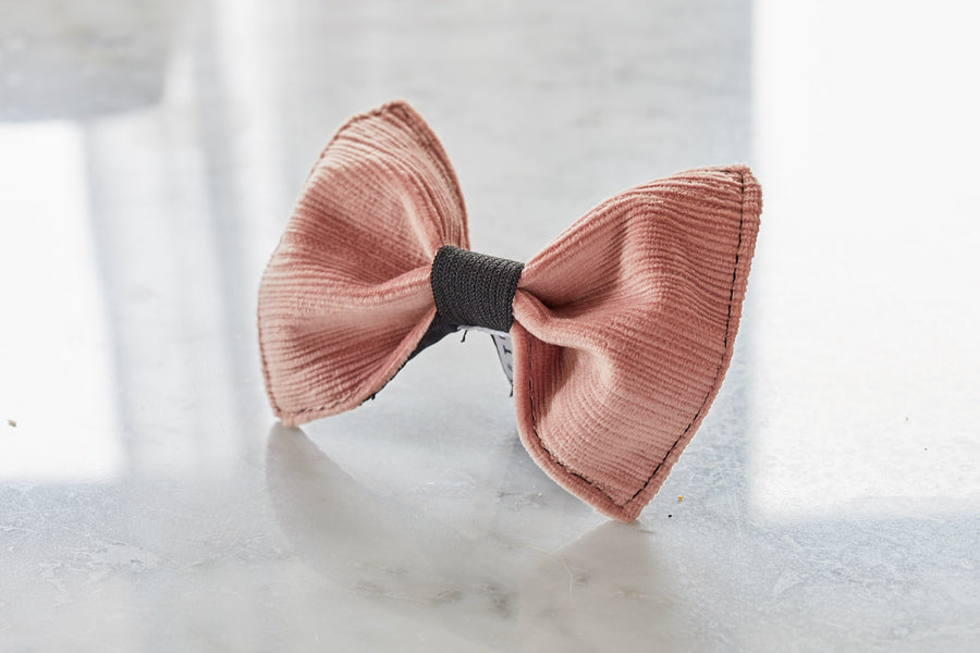PINK DOG BOW TIE