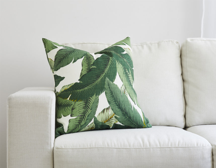 banana leaf pillow