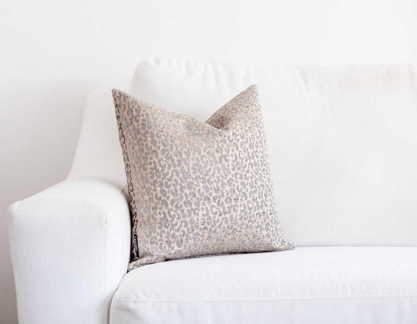 designer fabric patterned pillow