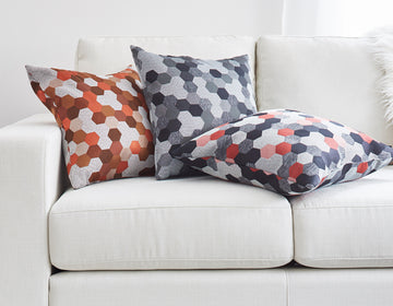 modern pillow fabric