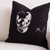 black Skull head pillow