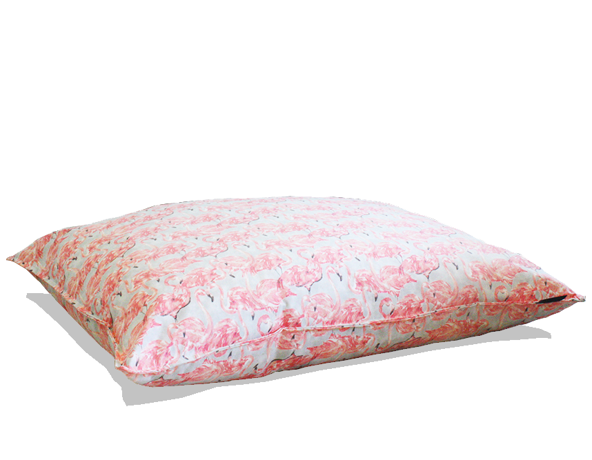 flamingo pillow bed