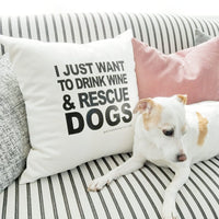 dog rescue pillow
