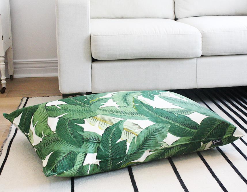 banana leaf pillow