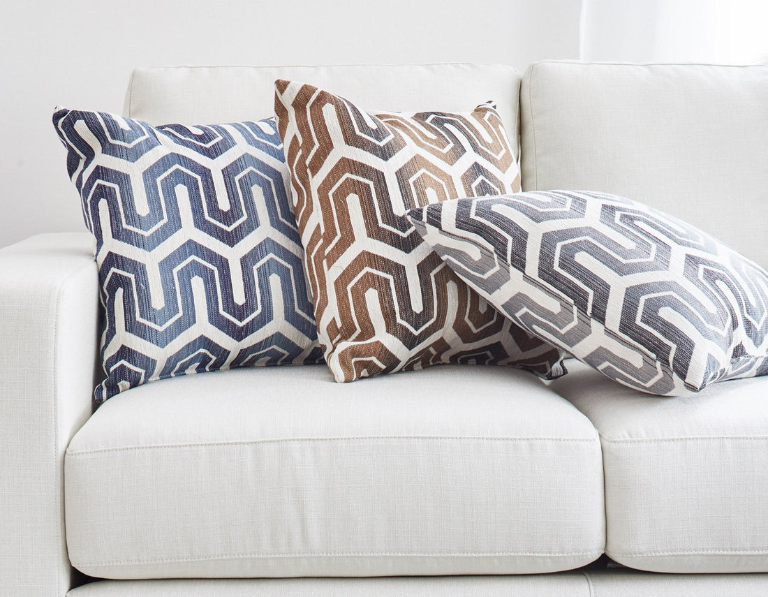 modern fabric pillows